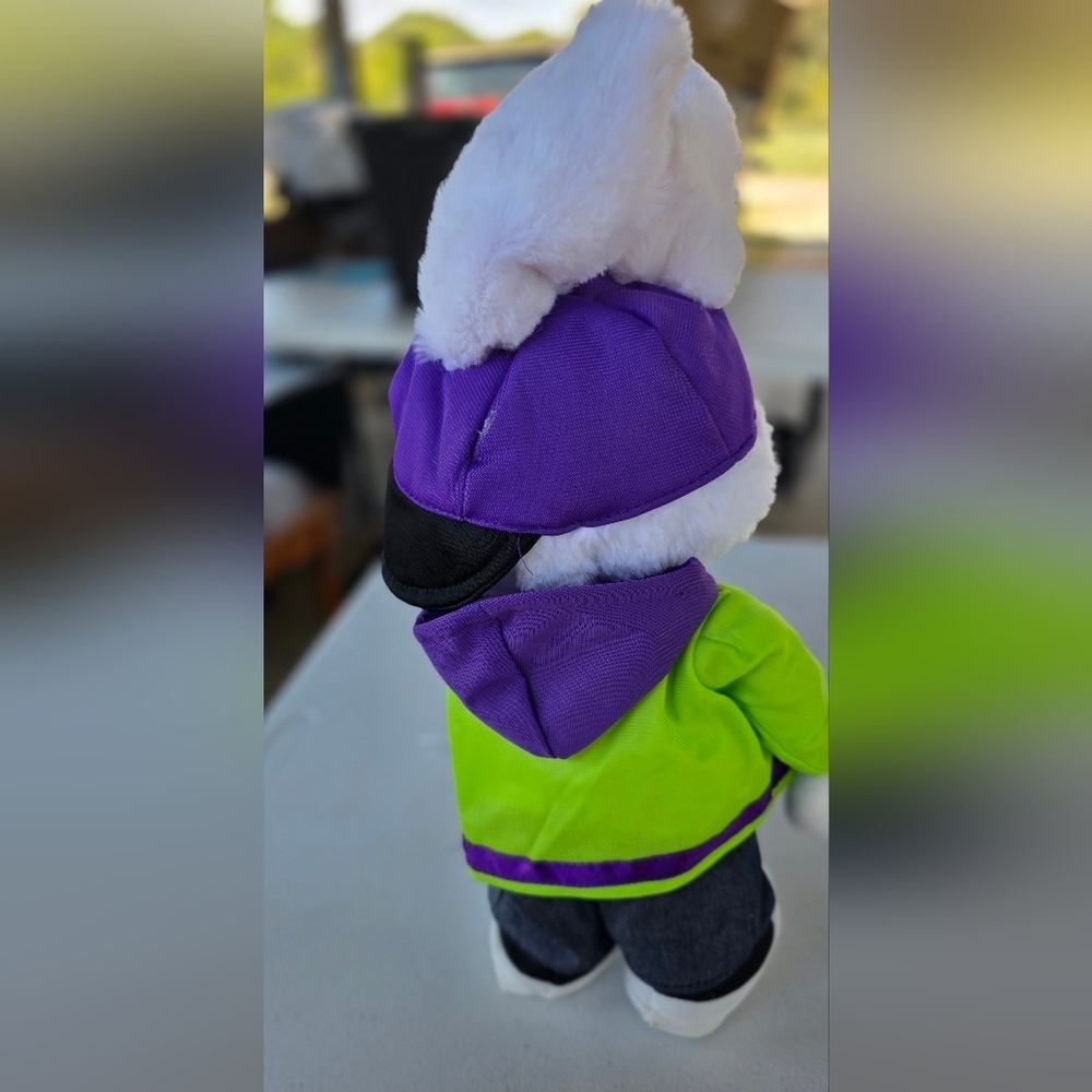 Hippity Hop Plush Toy with Green Shirt and Sunglasses - Picture 2 of 4